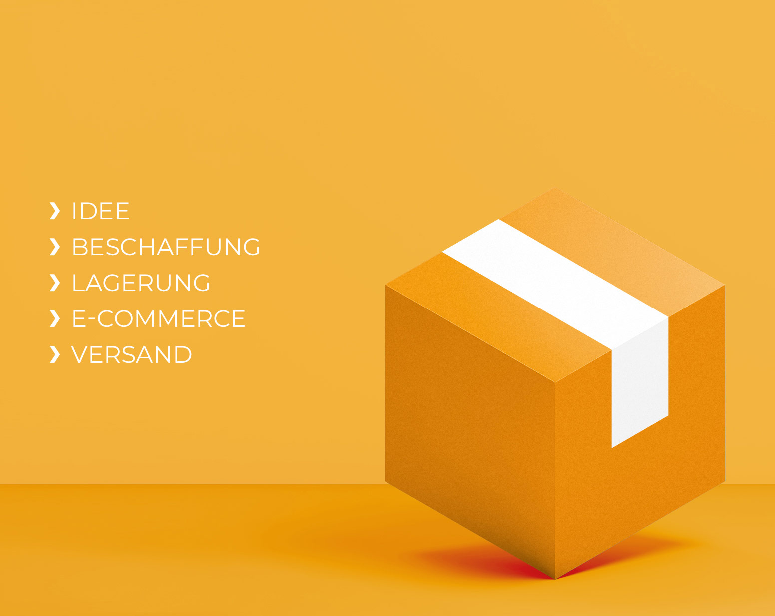 Orange Würfel als FULLMEX Logo auf grauer Hintergrund