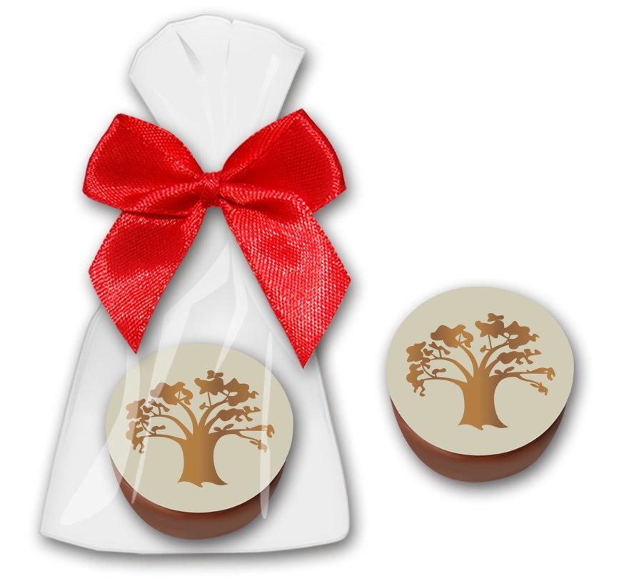 Praline mit Logo