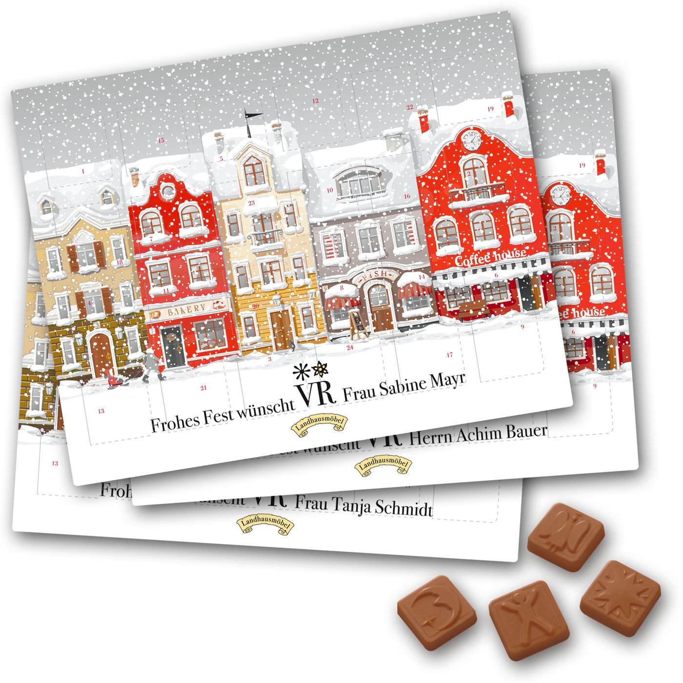 Adventskalender Großbriefformat personalisiert