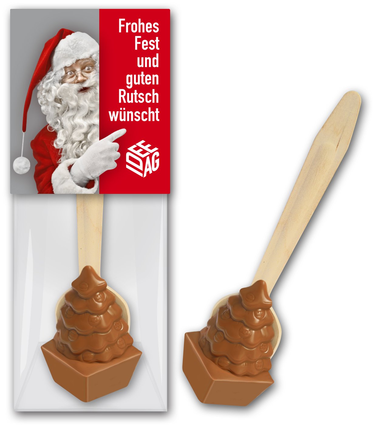Trinkschokolade mit Christbaum