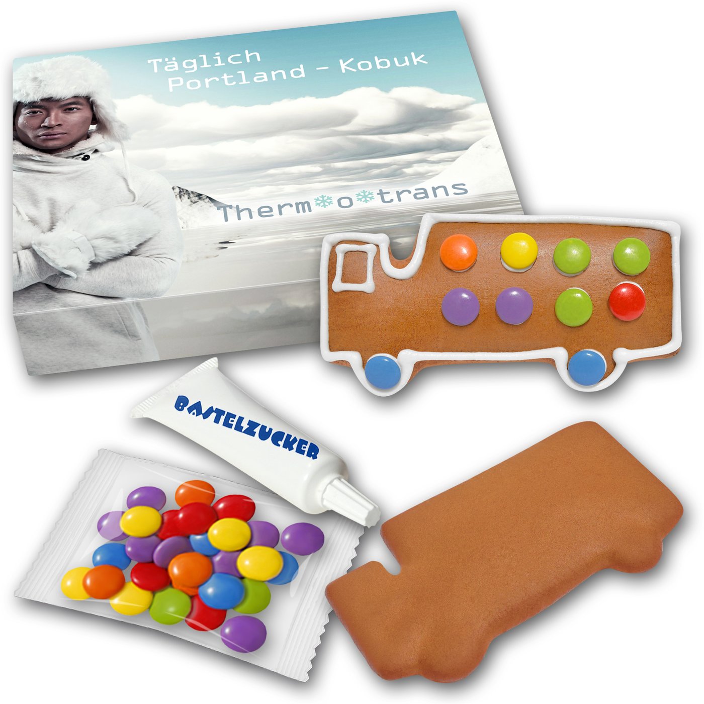 Lebkuchen - LKW Bastelset