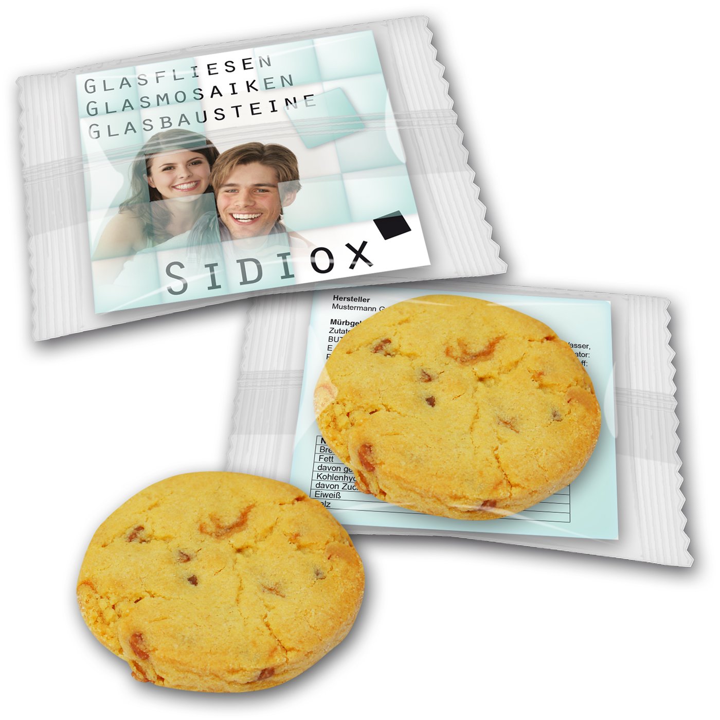 Cookie mit Werbung