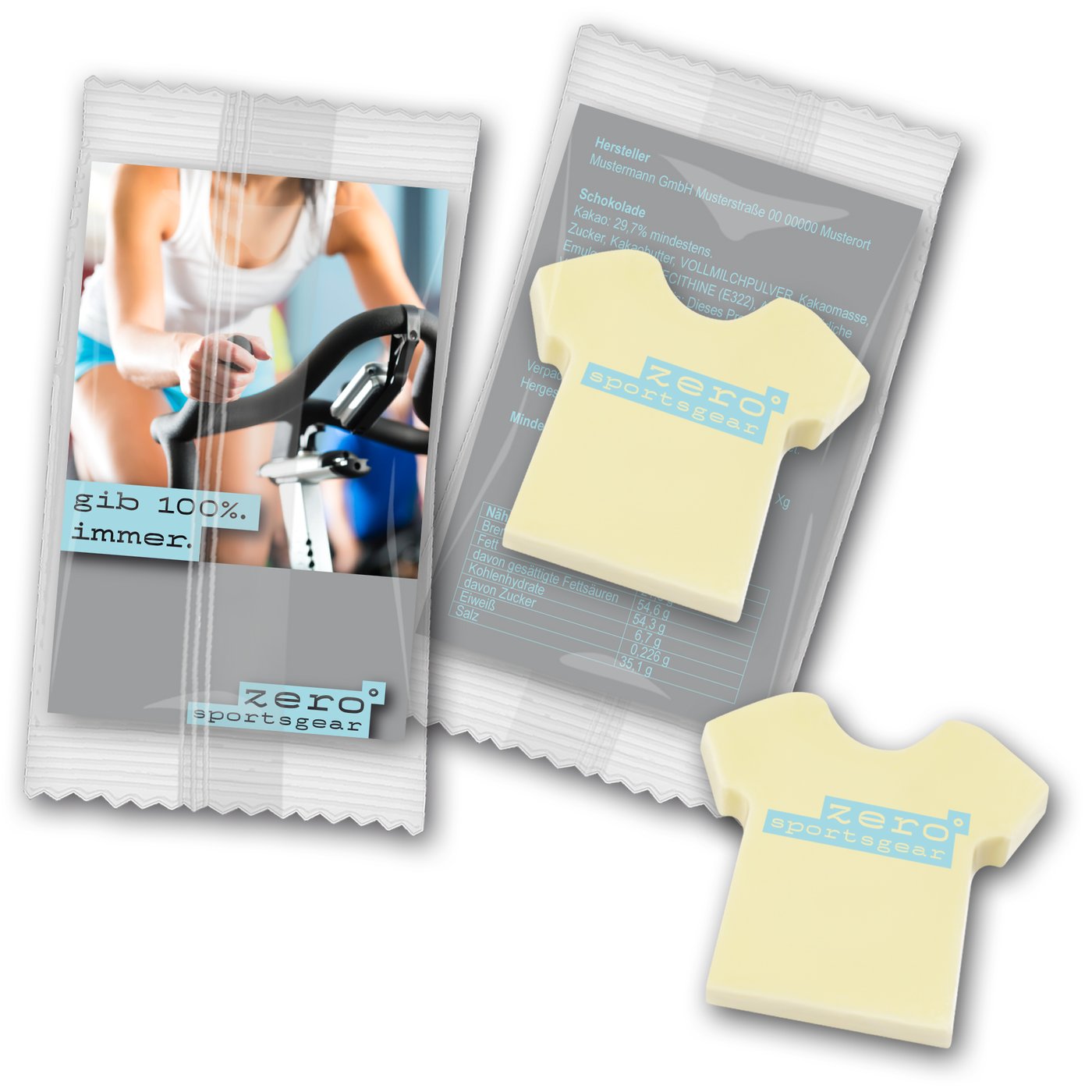 T-Shirt bedruckt Schokolade