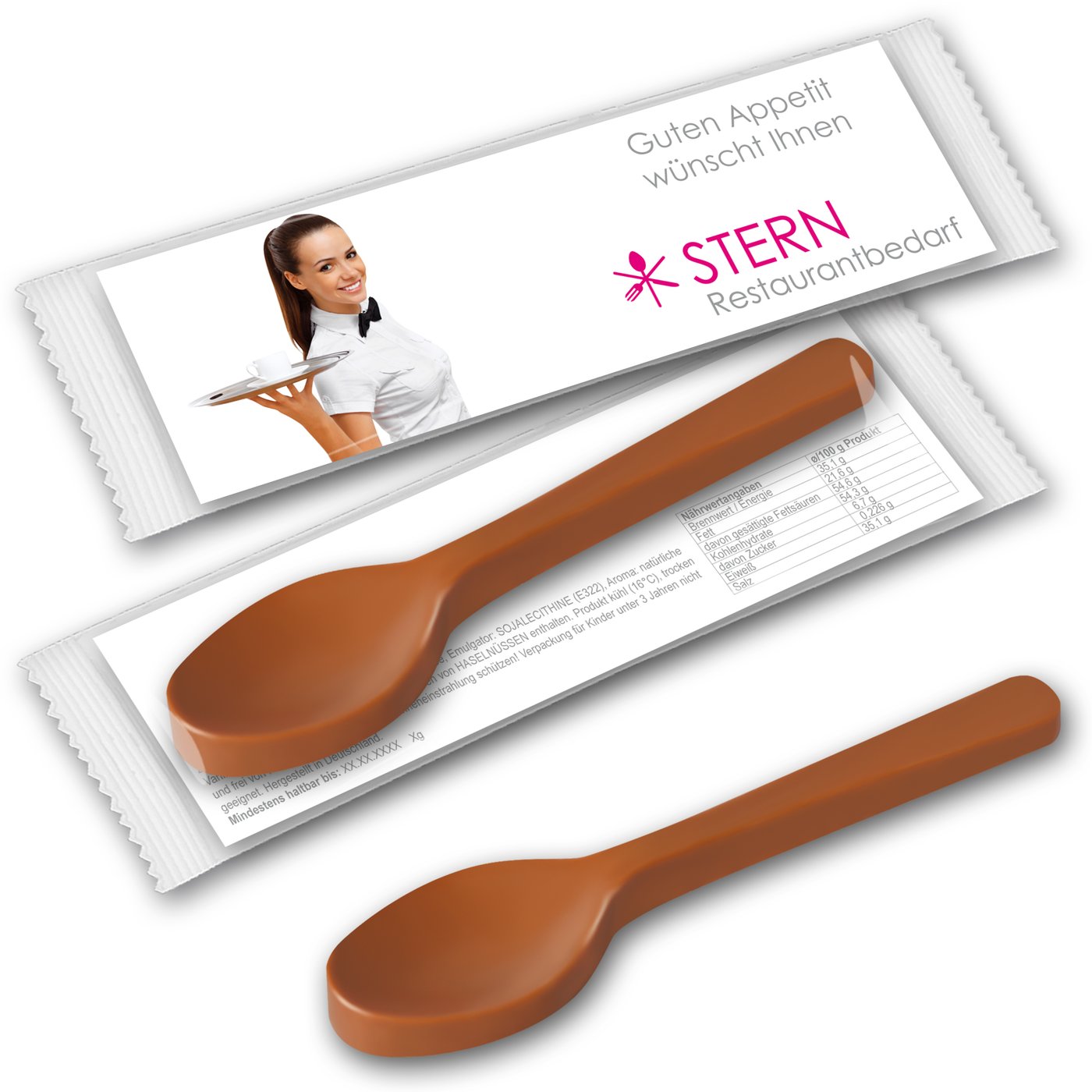 Schokoladenlöffel mit Logo