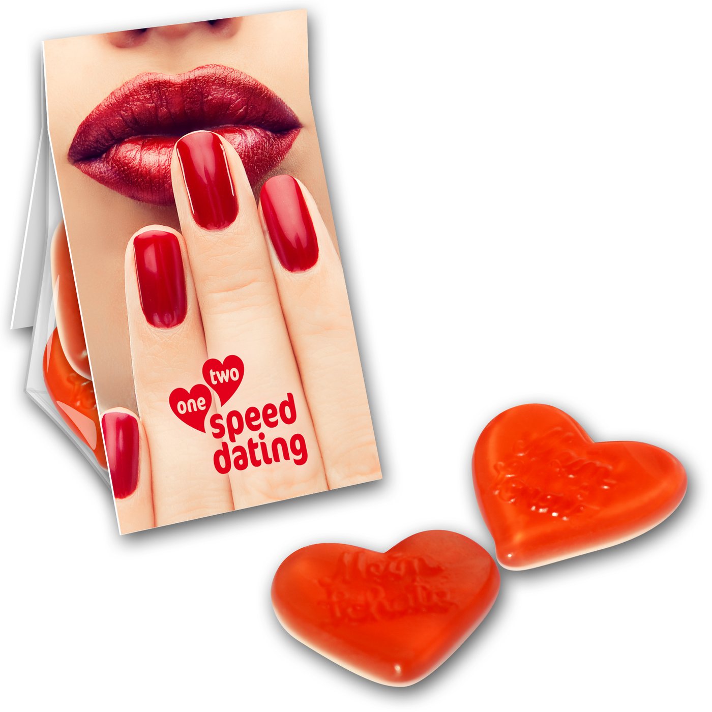 Fruchtgummiherzen Promobag