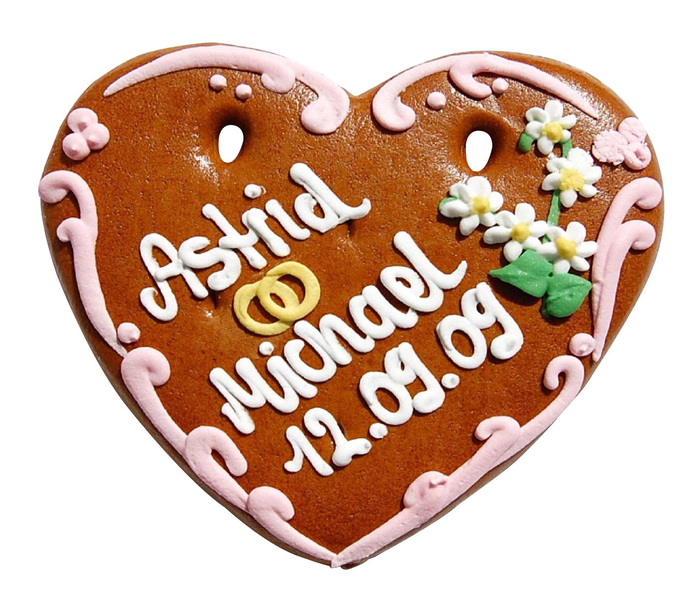 Lebkuchenherz mit Schrift