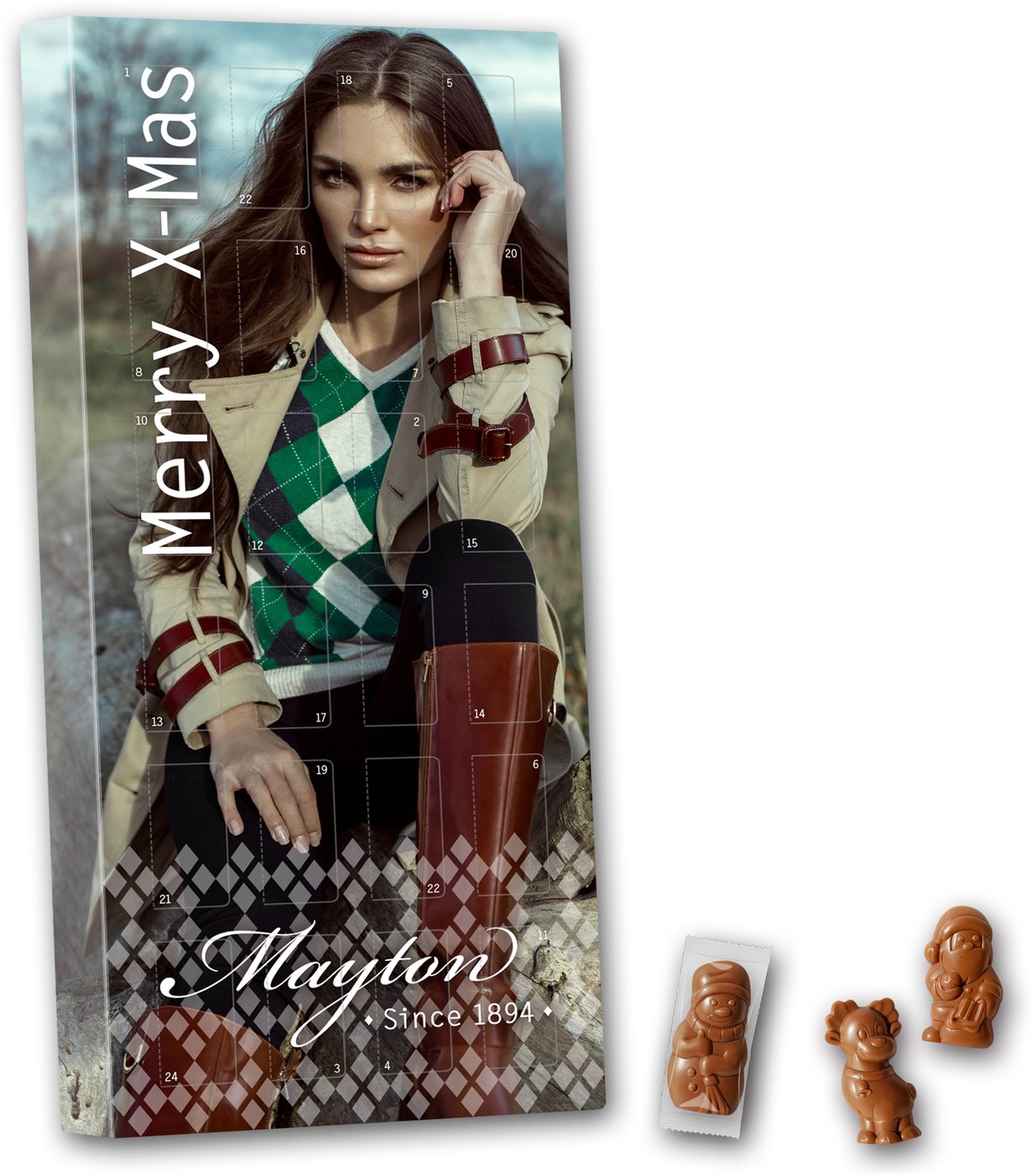 Adventskalender individuell bedruckt