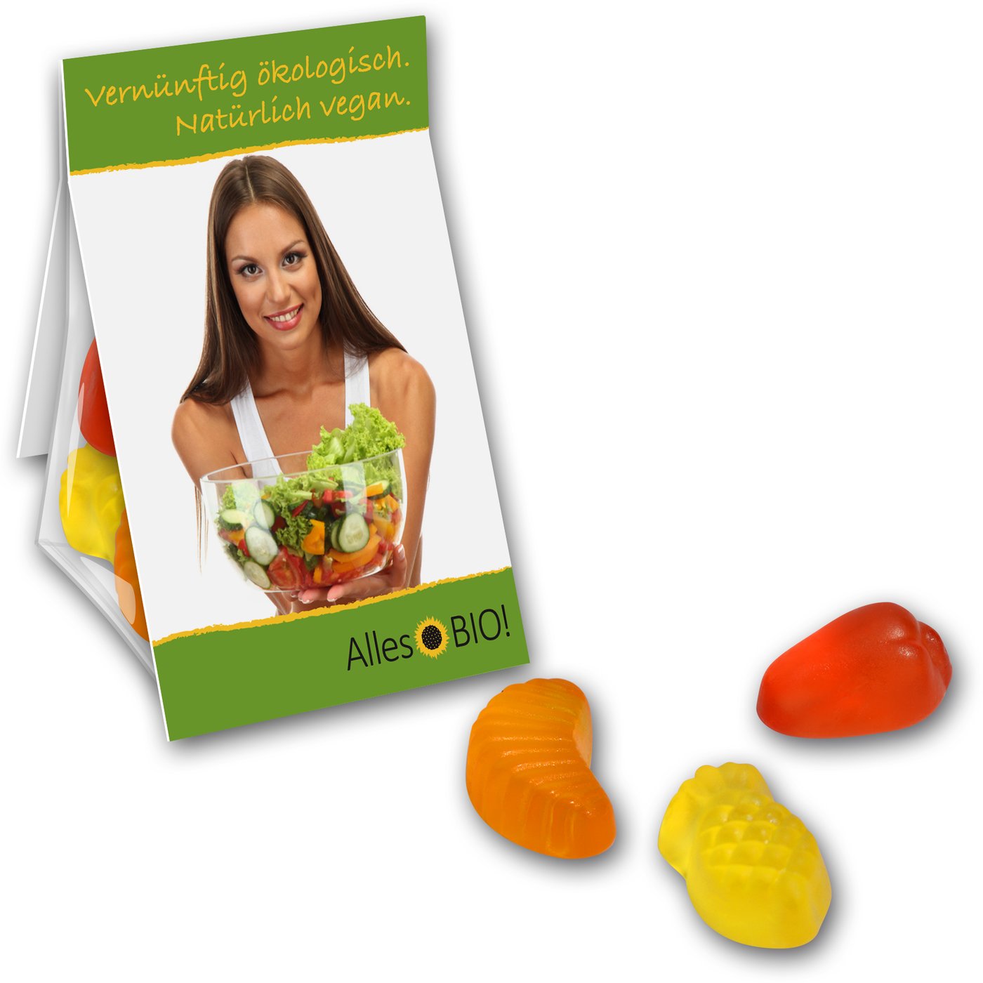 Vegane Fruchtgummi im Promobag