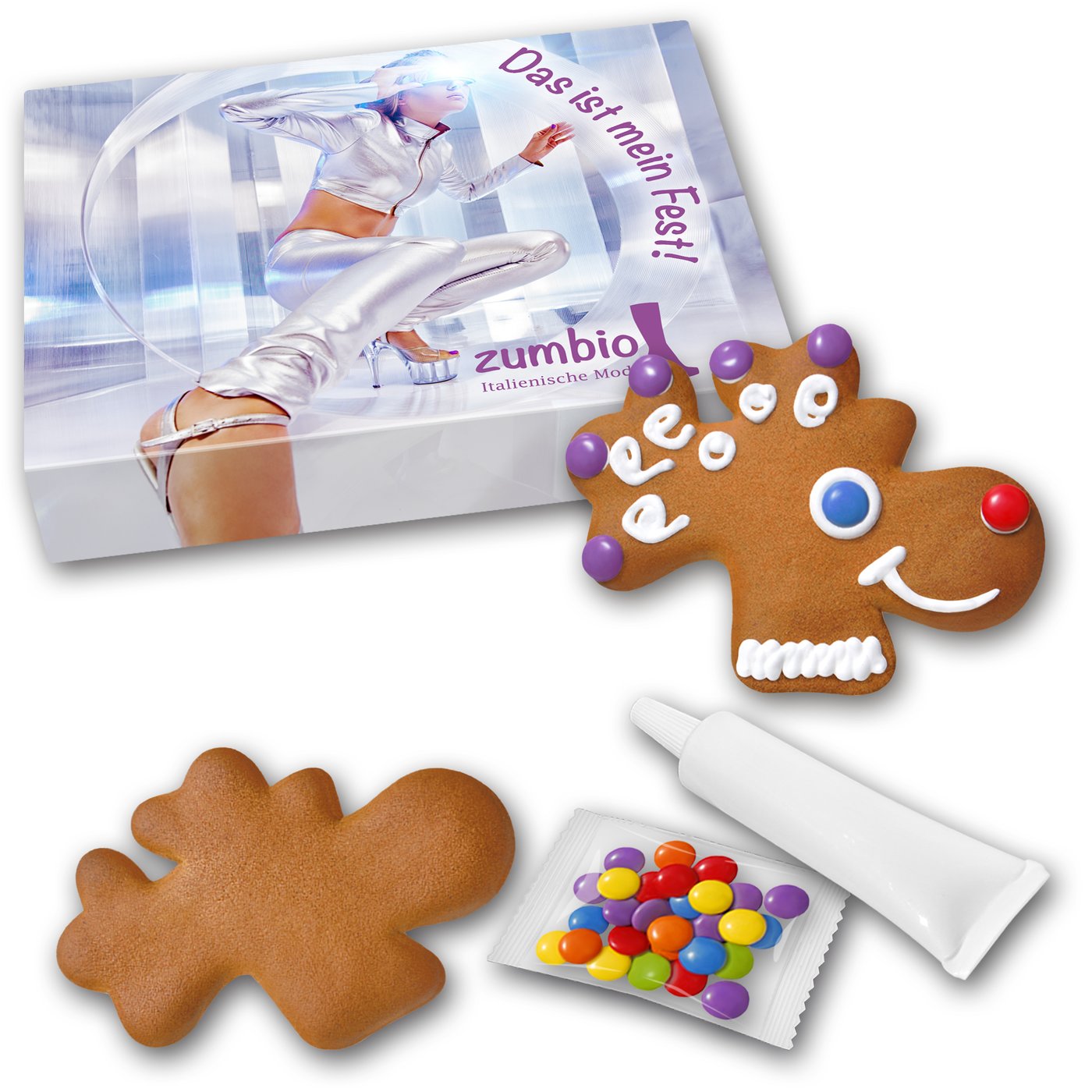 Lebkuchenrentierkopf Bastelset