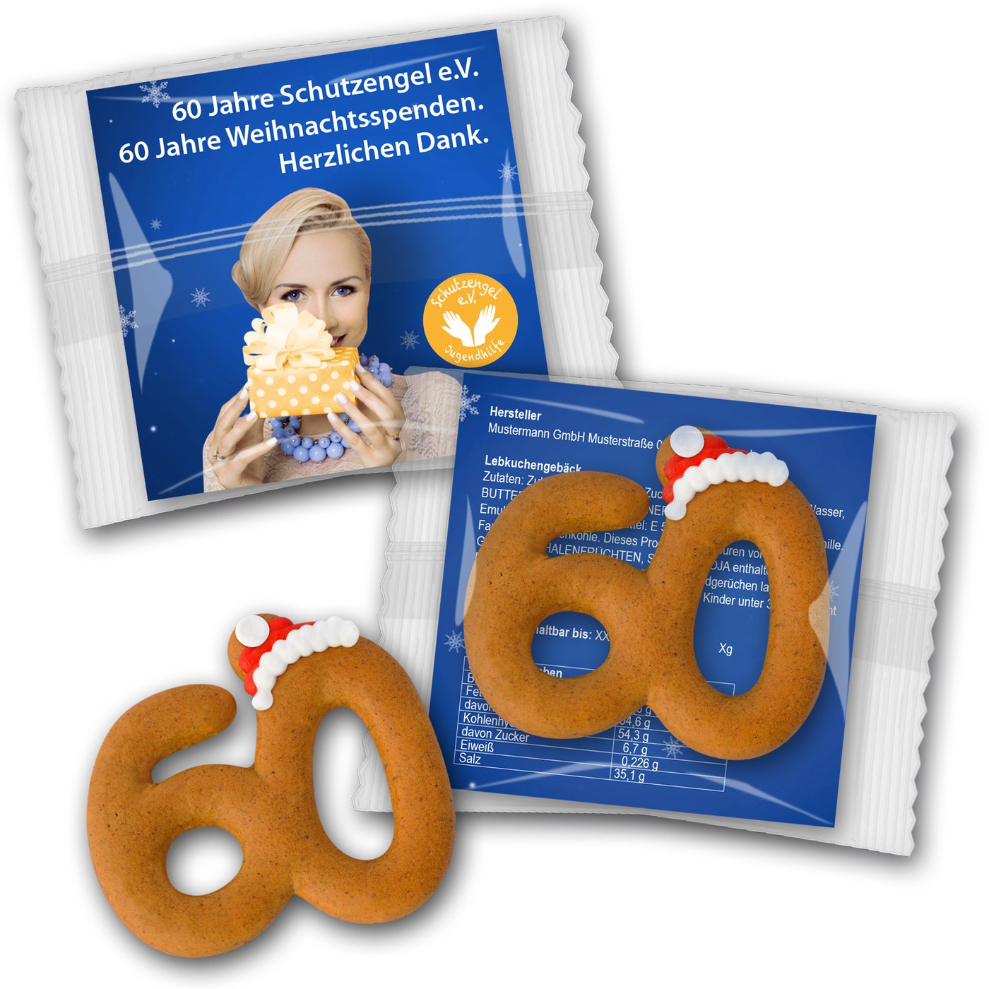 Lebkuchen Sonderform Zahl