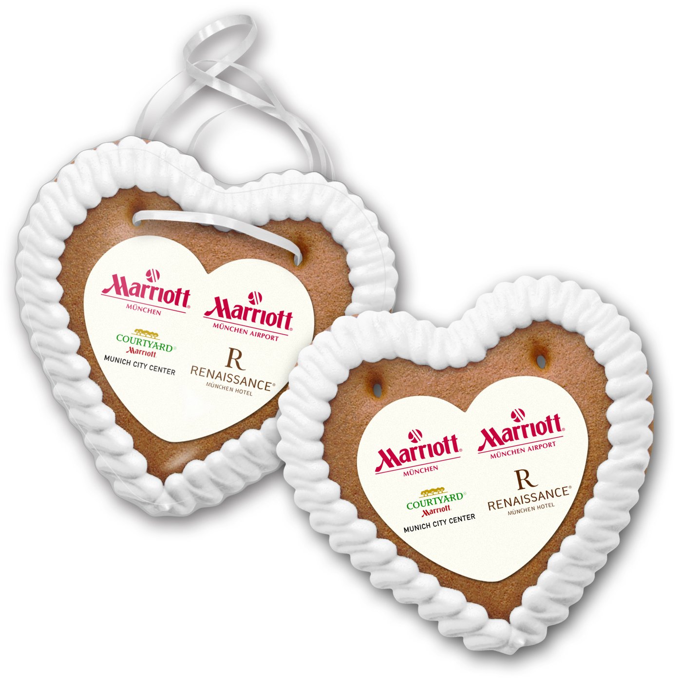 Lebkuchenherz Größe 3 mit Herzpapieraufleger