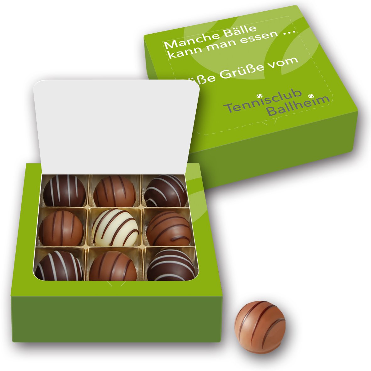 9er Trüffel - Aufklappbox