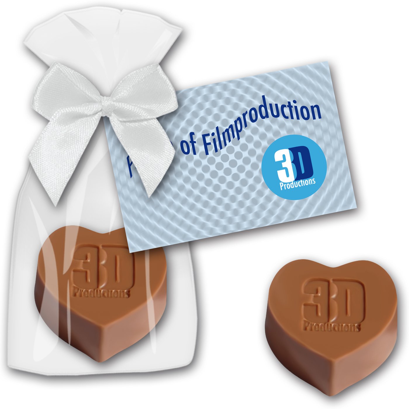 Schokoladenherz mit Prägung