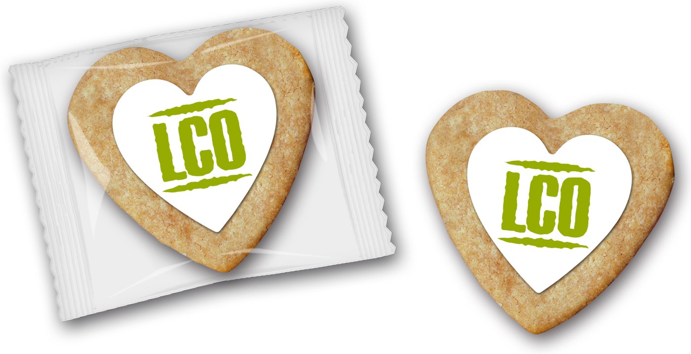 Cookie als Herz klein
