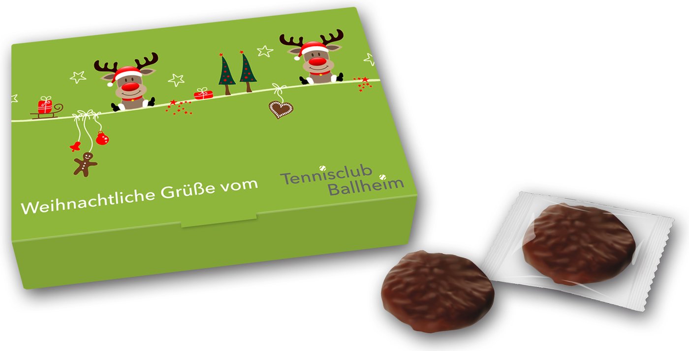 Lebkuchenmischung mit feinstem Bränden getränkt