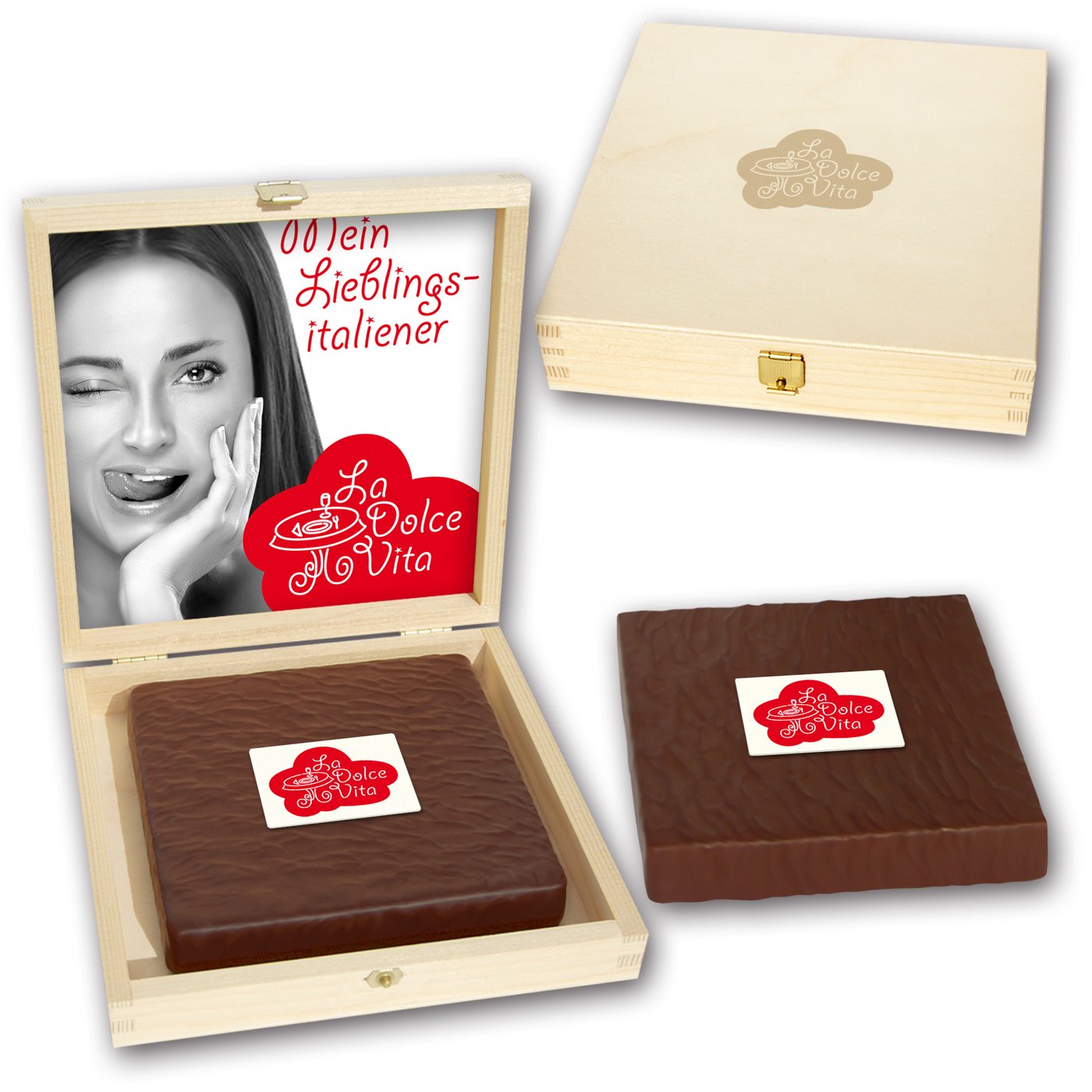 Torte Werbung quadratisch
