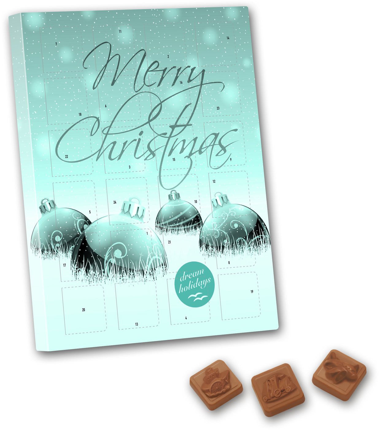 Adventskalender Großbrief Schoko - Sonderform