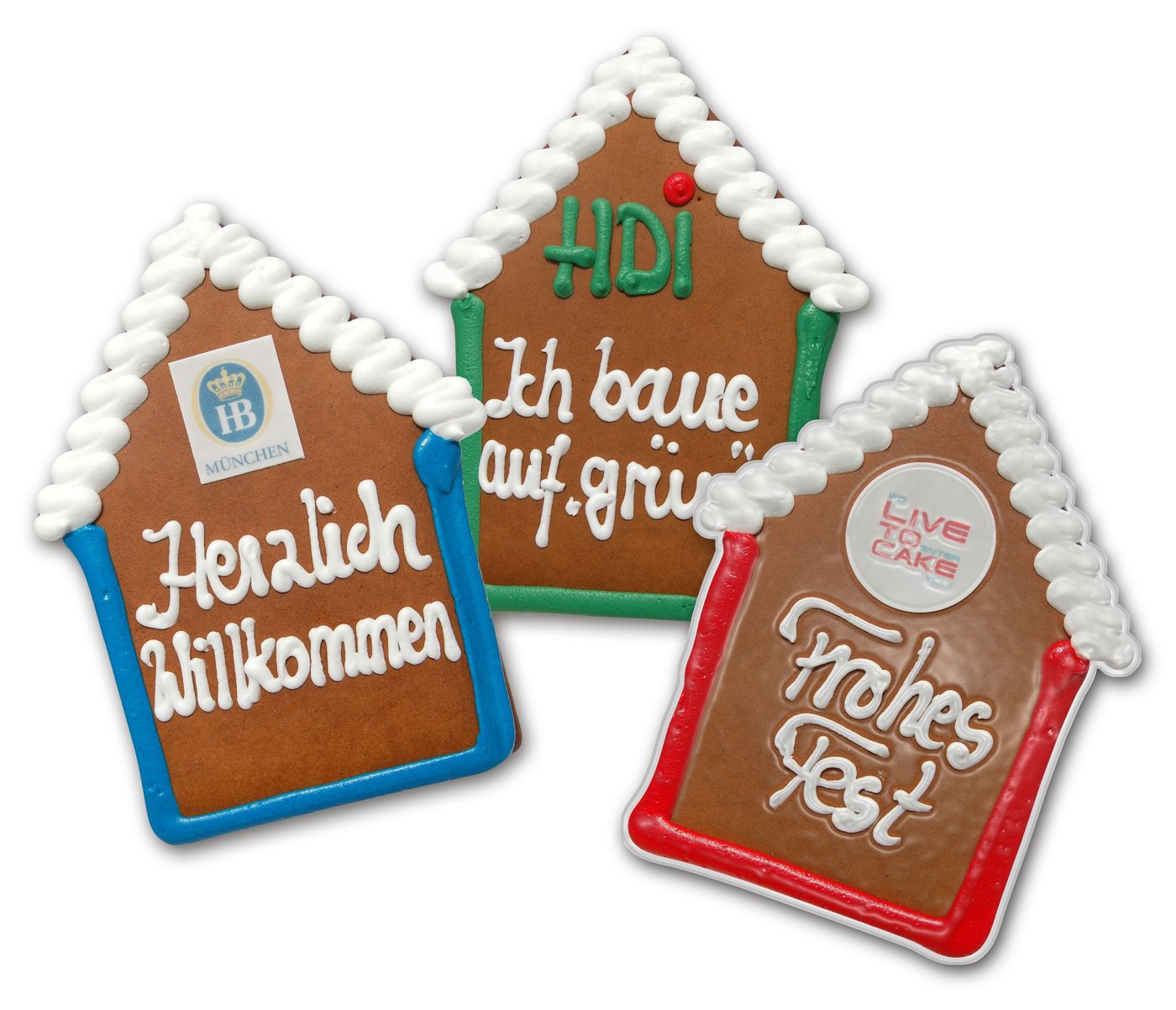 Lebkuchenhaus flach groß