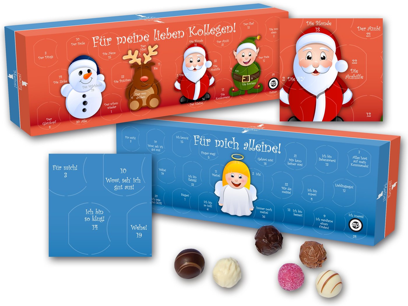 Kollegen - Minitrüffel - Adventskalender