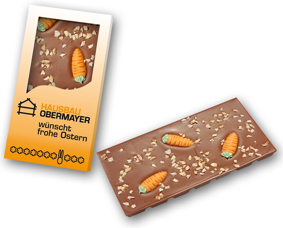 Oster - Schokoladentafel 45g im Sichtfensterkarton