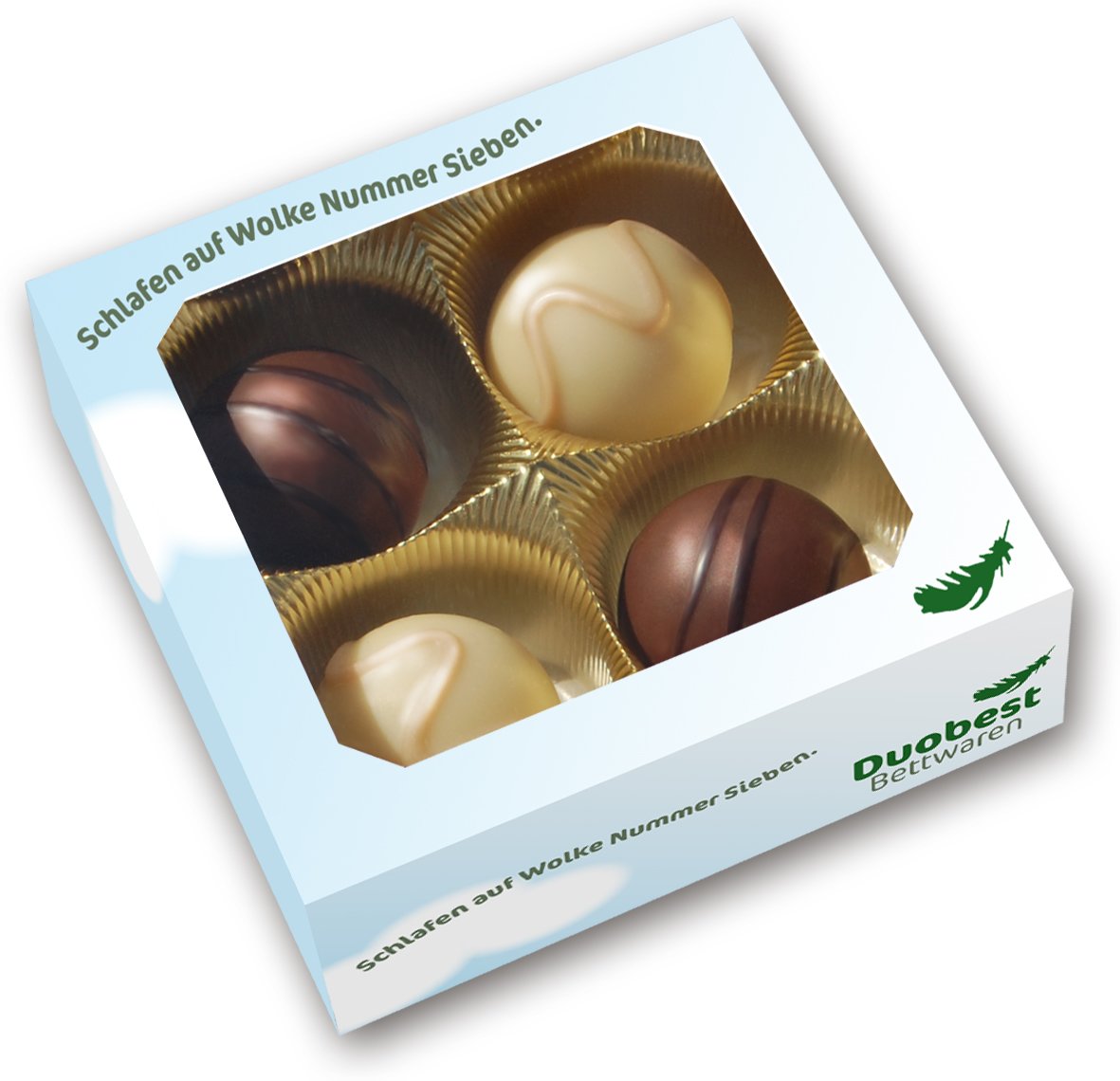 Sichtfensterpackung 4er